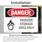 Signmission Oxidizer Storage Area Only, 10 in W x Rectangle, Vinyl Decal OS-2PACK-DS-D-710-L-2047 - alternate 6